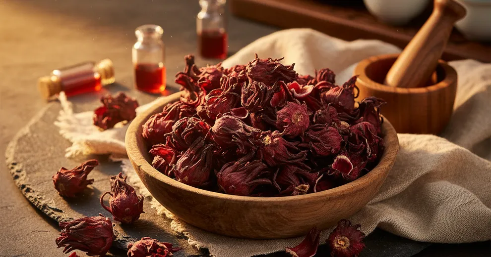 Hoa Atiso đỏ khô
