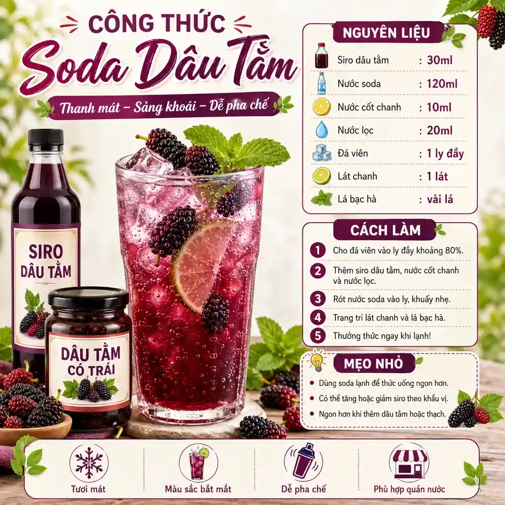 Siro Dâu Tằm Ông Lơ 3 Siro Dâu Tằm Ông Lơ - Ảnh 3