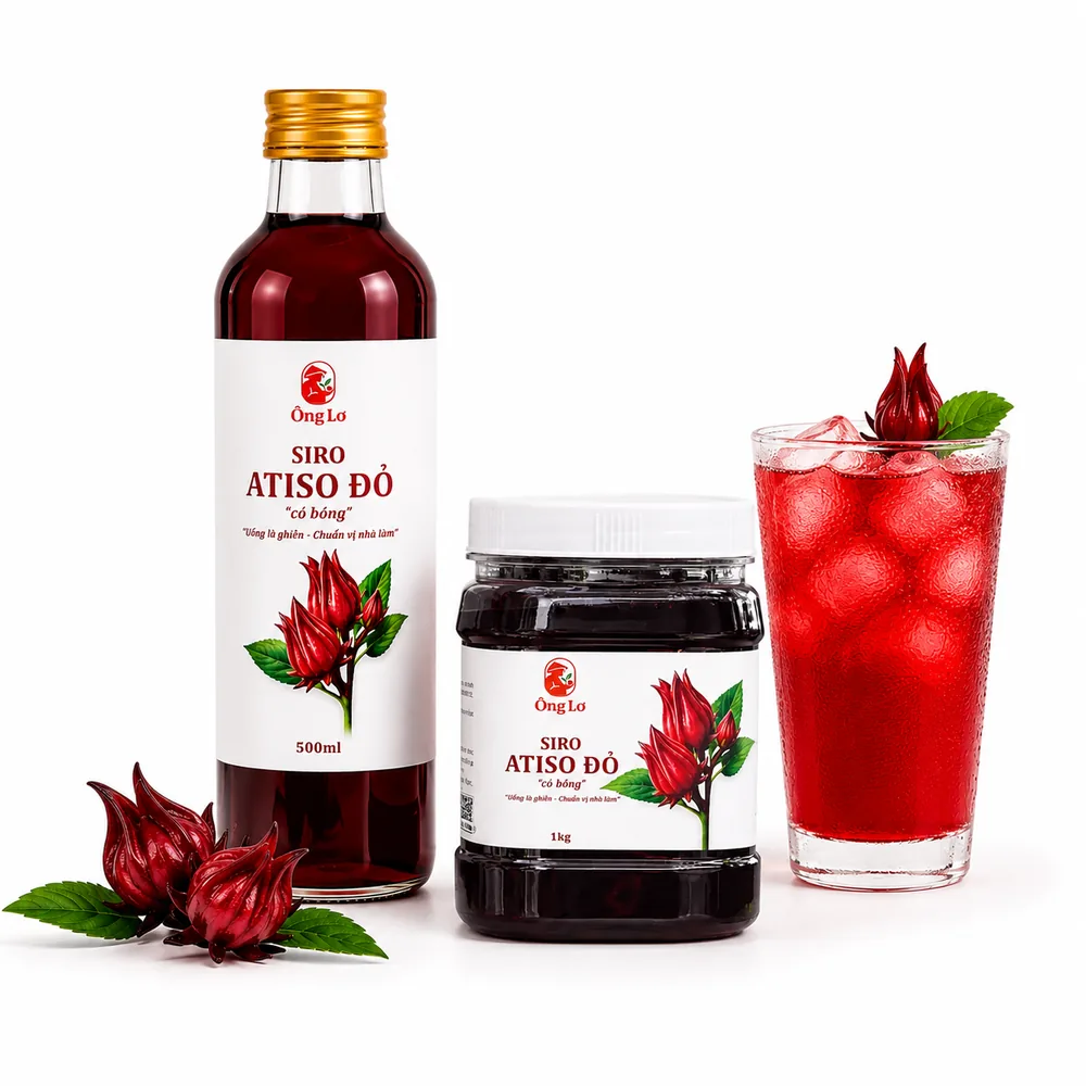 Siro atiso đỏ Ông Lơ