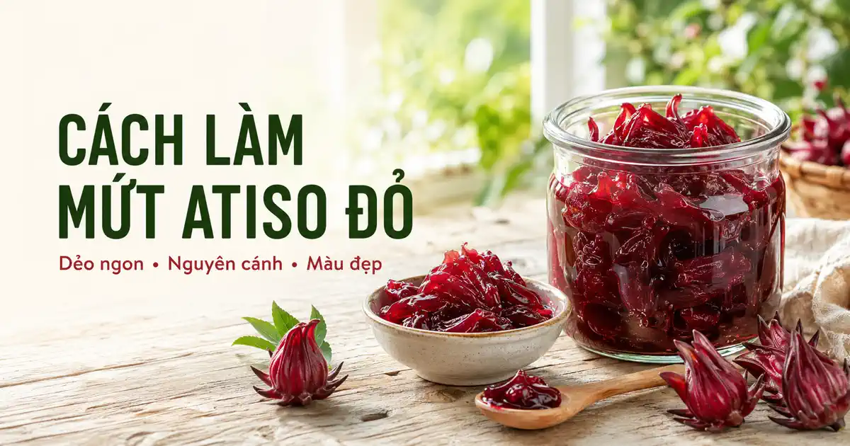 cach lam mut atiso do